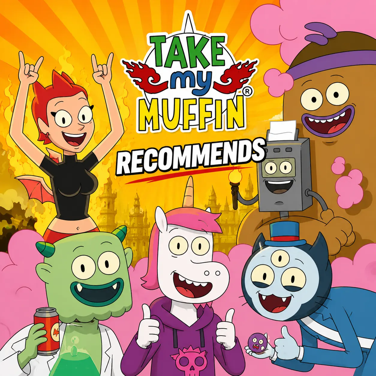 Take My Muffin characters